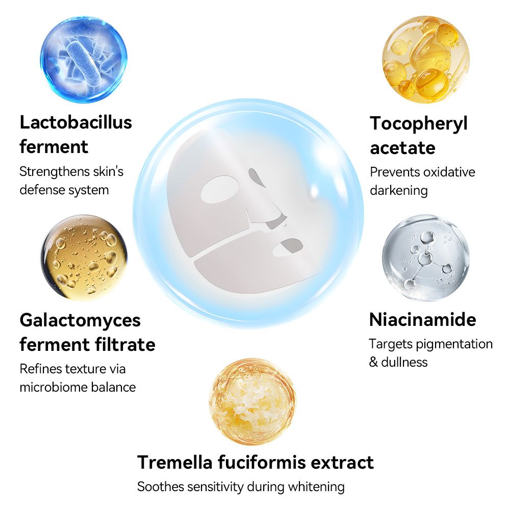 5 Sheets, Collagen Infused Deep Face Masks Skincare Facial Masks for Women Skin Care Hydrating Firmness & Elasticity