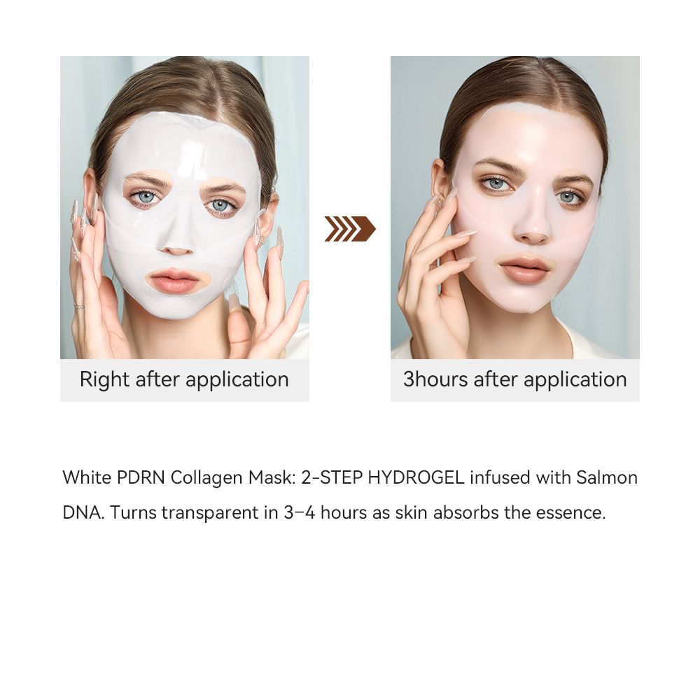5 Sheets, Collagen Infused Deep Face Masks Skincare Facial Masks for Women Skin Care Hydrating Firmness & Elasticity